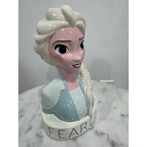 Disney Frozen Princess Elsa Ceramic Coin Bank Piggy Bank - Picture 5 of 5